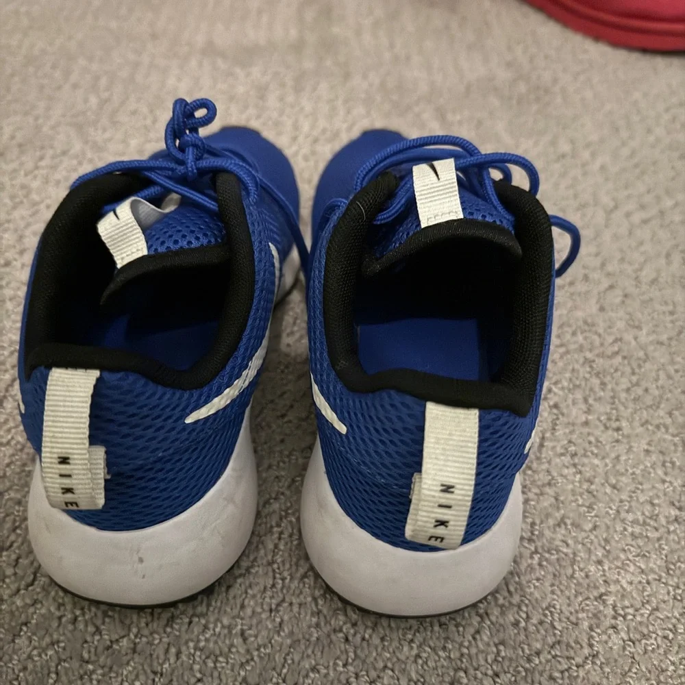 Nike Kids' Blue Mesh Sneaker with White Swoosh